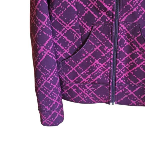 Columbia OmniShield Soft Shell Jacket Hooded Full Zip Pockets Pink Women's Large - Picture 4 of 10